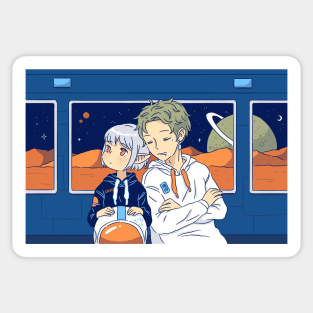 Space Travel Sticker